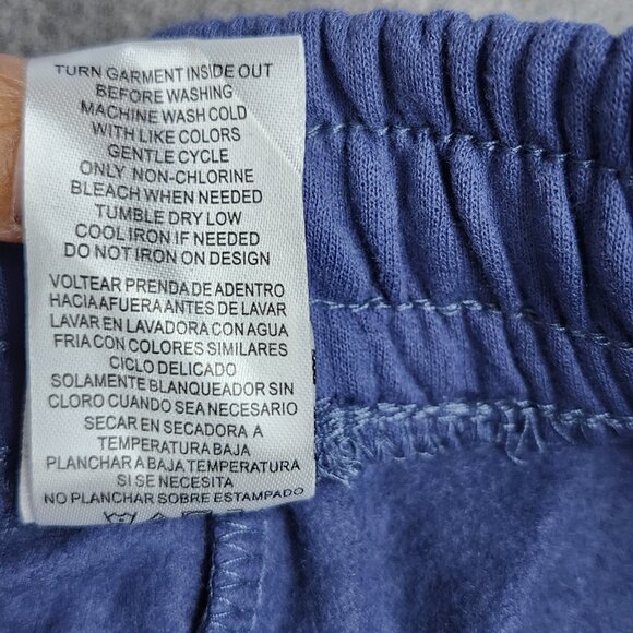 Freeze NY Mickey Truly Original Jogger Blue Women Size S Fleece Tonal Embroidery - Picture 10 of 16